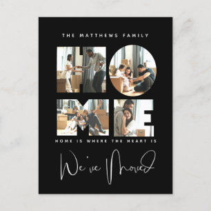 4 Foto: New Home Change of Address Notice Briefkaart