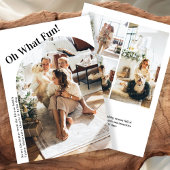 4 foto oh wat een leuke kerst feestdagenkaart