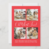 4 Foto oh Wat een leuke Scandinavische kerst Feestdagenkaart (Voorkant)