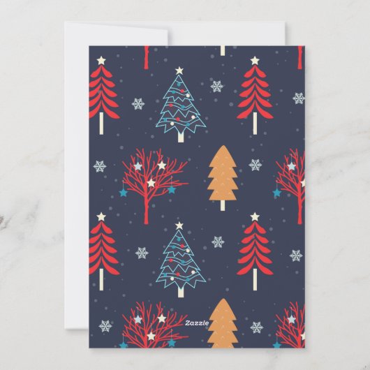 4 Foto oh Wat een leuke Scandinavische kerst Feestdagenkaart (Achterkant)