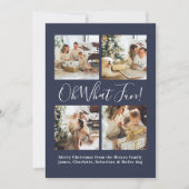 4 Foto oh Wat een leuke Scandinavische kerst Feestdagenkaart (Voorkant)