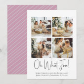 4 foto oh wat leuke kerst sjabloon (Voorkant / Achterkant)