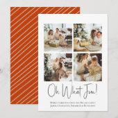 4 foto oh wat leuke kerst sjabloon (Voorkant / Achterkant)