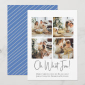 4 foto oh wat leuke kerst sjabloon (Voorkant / Achterkant)