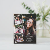 4 Foto RN Afstudeerfeest Uitnodiging (Staand voorkant)