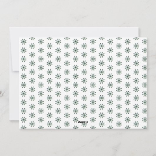 4 Foto Seer Prettig Kerstfeest Feestdagenkaart (Achterkant)