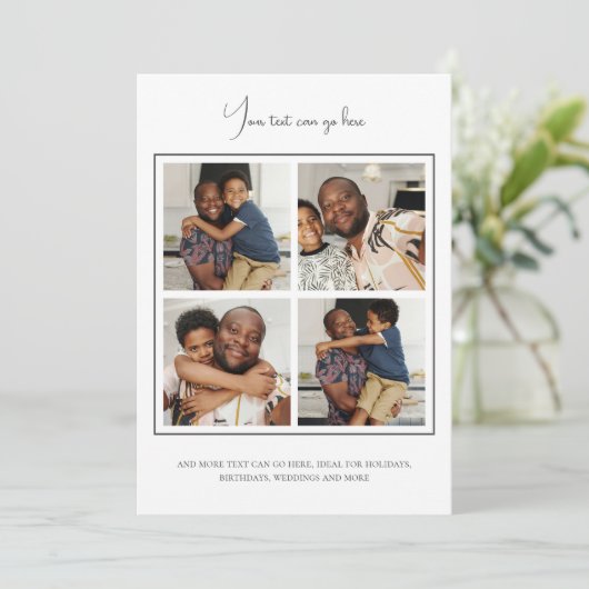 4 foto sjabloon (Staand voorkant)