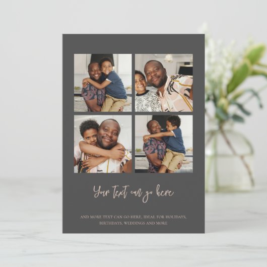 4 foto sjabloon (Staand voorkant)