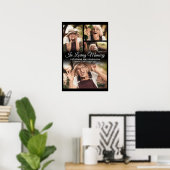 4 foto ter liefdevolle herinnering poster (Thuiskantoor)