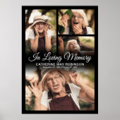 4 foto ter liefdevolle herinnering poster (Voorkant)
