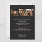 4 Foto Trendy Graduation Party - verticaal Kaart (Achterkant)