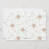 4 Foto Typografie Holiday Card Feestdagenkaart (Achterkant)