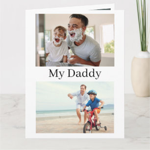 4 Foto Vaderdag Kaart van Admiring Son