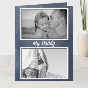 4 Foto Vaderdag Kaart van Loving Daughter