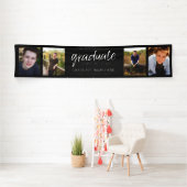 4 Foto Virtual Afstuderen Class of add year Black Spandoek (Insitu)