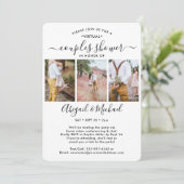 4 Foto Virtual Couples-Vrijgezellenfeest per post Kaart (Staand voorkant)