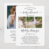 4 Foto Virtual Long Distance Baby shower door Mail Kaart (Voorkant / Achterkant)
