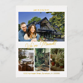 4 Foto We hebben 5 x 7 Foliën Verplaatst Afdrukaan Folie Uitnodiging