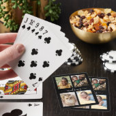 4 foto zwart-wit, op maat gemaakt pokerkaarten (Insitu)