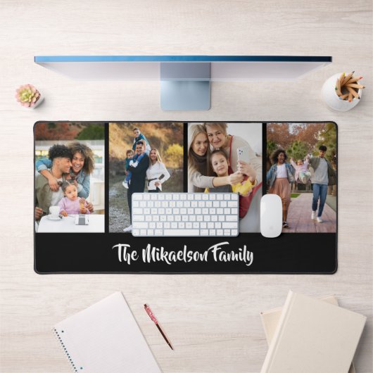 4 Fotocollage Aangepaste Gift Bureaumat (Kantoor 1)