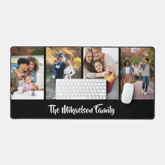 4 Fotocollage Aangepaste Gift Bureaumat (Keyboard & Muis)