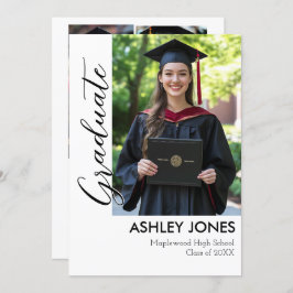 4 Fotocollage afstuderen uitnodiging