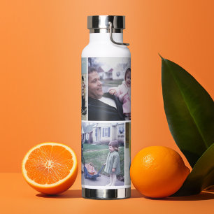 4 Fotocollage - Alleen moderne, minimalistische fo Waterfles