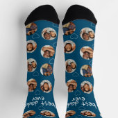 4 Fotocollage Beste papa ooit Sokken (Top)