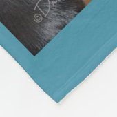 4 Fotocollage | Blue Fleece Dog Blanket (Hoek)