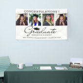 4 Fotocollage Congrats Afstuderen 2025 Afstuderen Spandoek (Beurs)