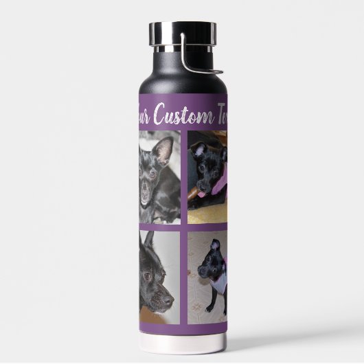 4 Fotocollage | Dog Paars Waterfles (Links)