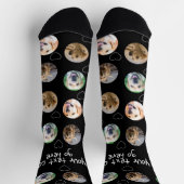 4 Fotocollage en tekst sjabloon op maat gemaakt Sokken (Top)