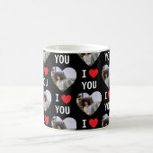 4 Fotocollage Ik hou van je Koffiemok (Center)