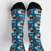 4 Fotocollage Ik hou van je Sokken (Top)