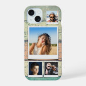 4 Fotocollage iPhone 15 Case (Achterkant)
