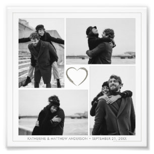 4 Fotocollage Jubileum Fotovergroting Foto Afdruk