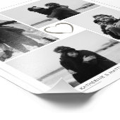 4 Fotocollage Jubileum Fotovergroting Foto Afdruk (Hoek)