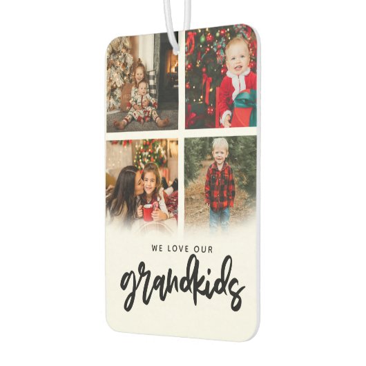 4 fotocollage kleinkinderen Air Freshener Luchtverfrisser (Links)