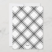 4 Fotocollage Minimale Kerst zwarte vrede liefde Feestdagenkaart (Achterkant)