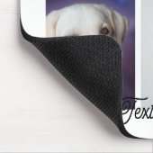 4 Fotocollage Minimalistisch monogram Mousepad Muismat (Hoek)