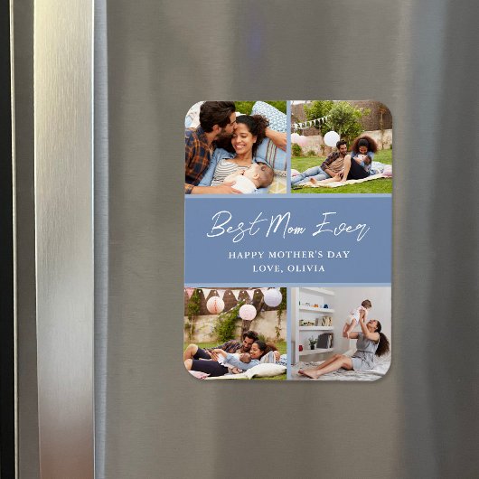 4 Fotocollage Moederdag Gift Magnet Magneet