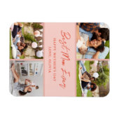 4 Fotocollage Moederdag Gift Magnet Magneet (Horizontaal)
