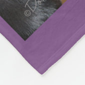 4 Fotocollage | Paarse Dog Blanket Fleece Deken (Hoek)