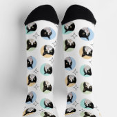 4 Fotocollage Sjabloon Maak je eigen leuke huisdie Sokken (Top)