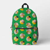 4 Fotocollage Sjabloon maakt uw eigen flauwte Bedrukte Rugzak (Voorkant)