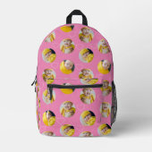 4 Fotocollage Sjabloon maakt uw eigen flauwte Bedrukte Rugzak (Voorkant)