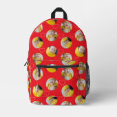 4 Fotocollage Sjabloon maakt uw eigen flauwte Bedrukte Rugzak (Voorkant)