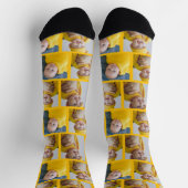 4 Fotocollage Sjabloon maakt uw eigen flauwte Sokken (Top)