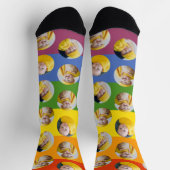 4 Fotocollage Sjabloon Rainbow Pride Fun Socks Sokken (Top)