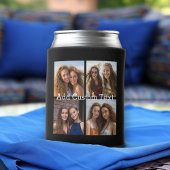 4 Fotocollage - u kunt achtergrondkleur wijzigen Blikjeskoeler